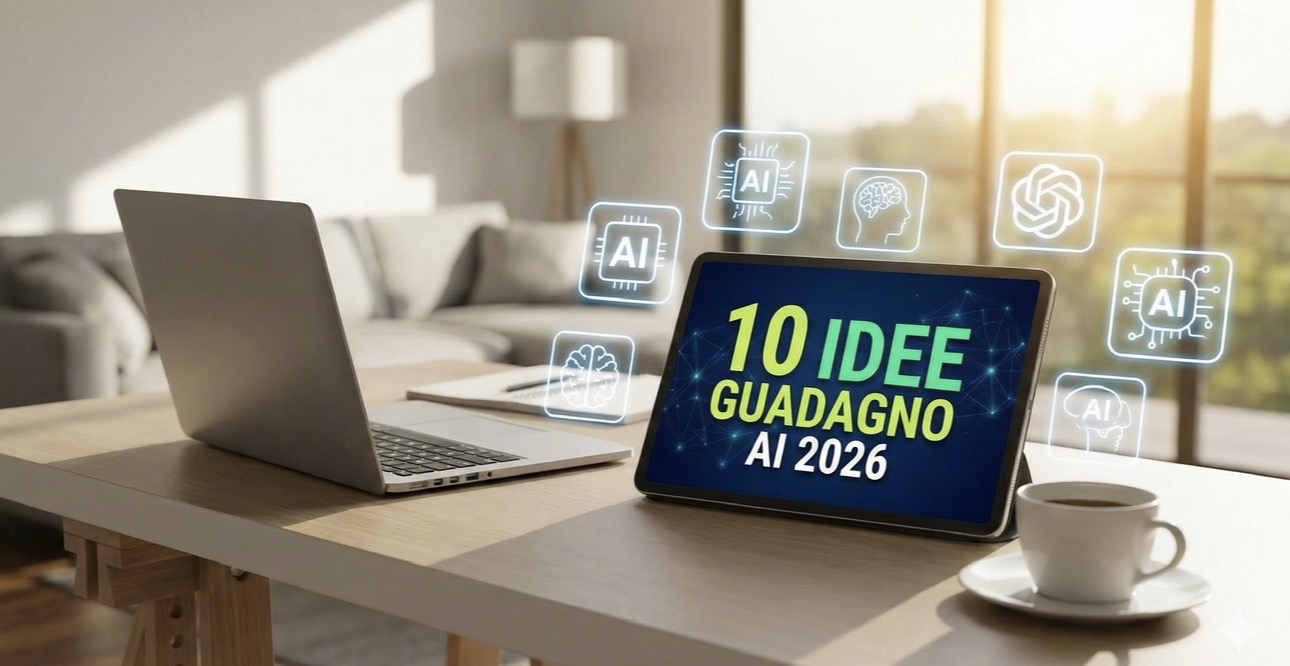 10 Idee per Guadagnare Online con l'AI nel 2026